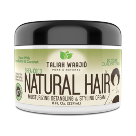 Taliah Waajid Shea-Coco Natural Hair Style Cream 8oz For 3C-4C Hair 236ml