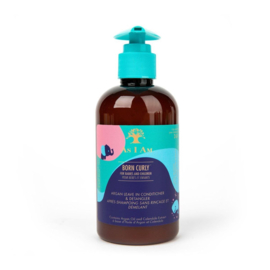 As I Am Born Curly Argan Leave-In Conditioner & Detangler 8 oz