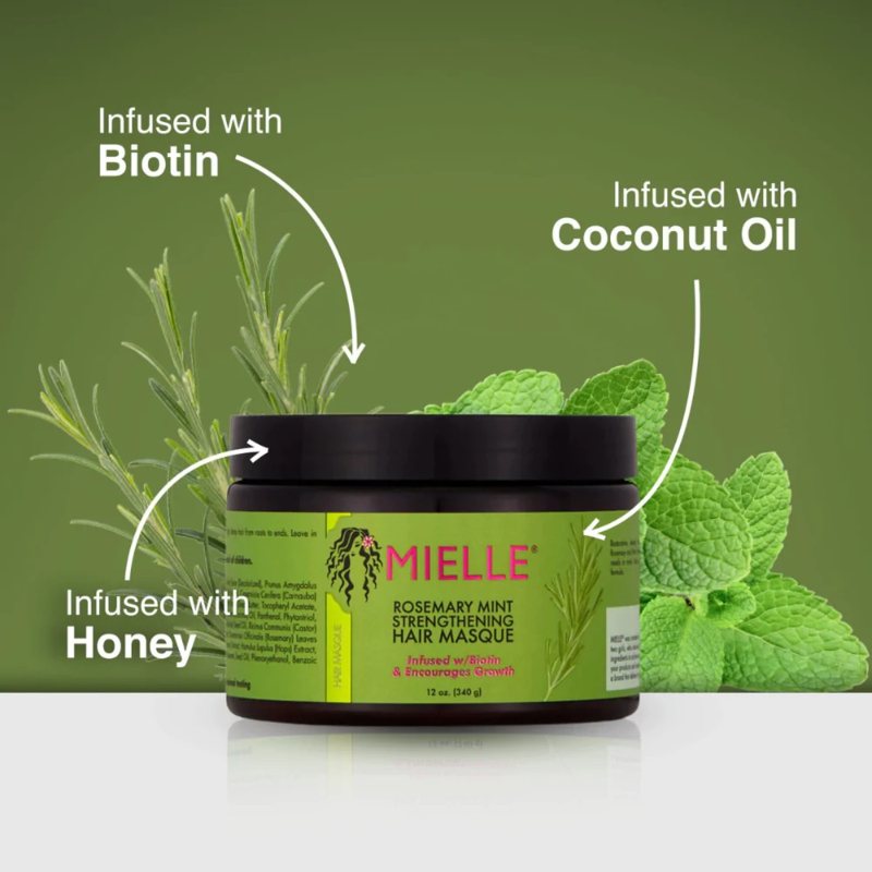 MIELLE ROSEMARY MINT COMBO (CREME & OIL & MASQUE) 