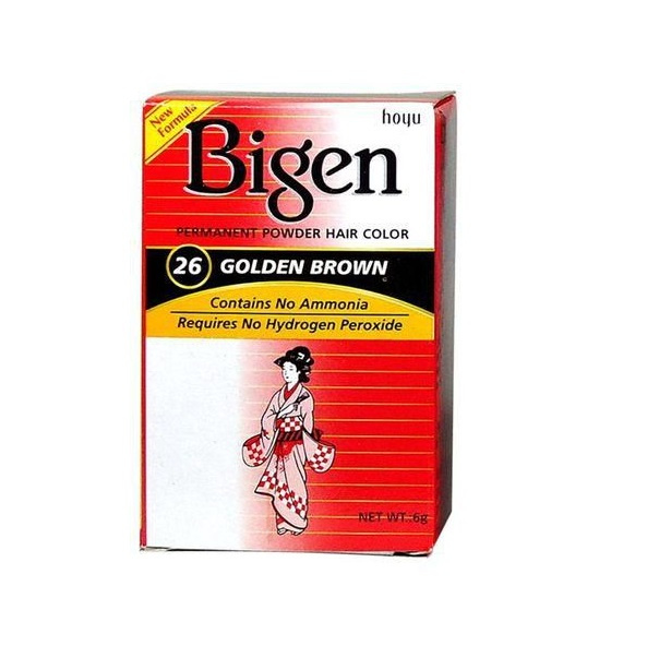 Bigen Hair Color Golden Brown 26 | Gray Coverage/Bigen/Henna | Hairparadise