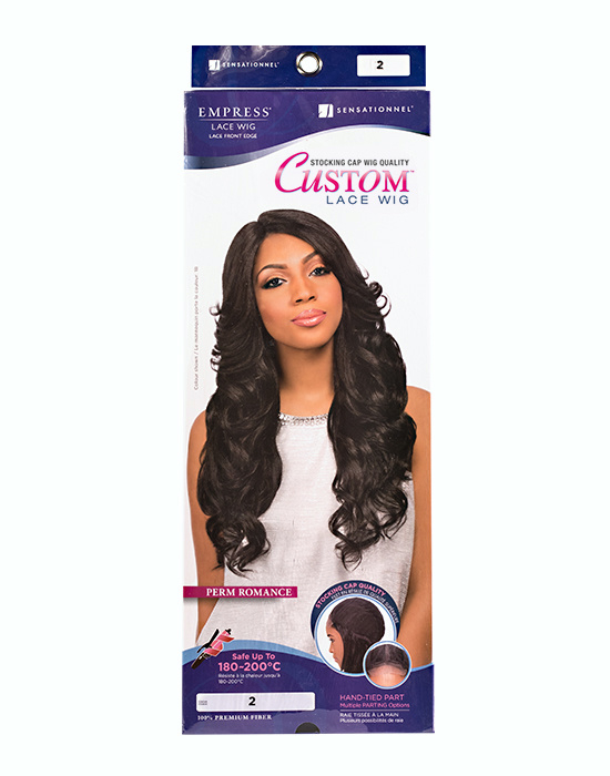 Sensationnel empress synthetic lace clearance front wig perm romance