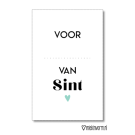 Mini-Kaart | Voor.. van Sint