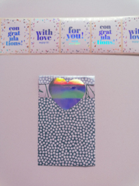 Cadeauzakjes Spring Cubes Blauw | 7 x 13 cm
