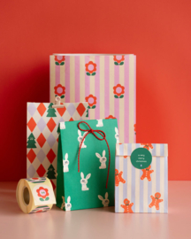 Blokbodemzakjes || Kerstboom 12 x 6 x 19 cm