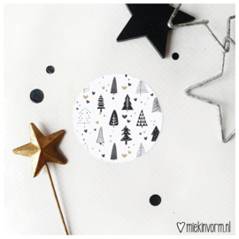 Stickers | Kerstboompjes