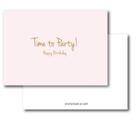 Cadeaukaartje | Time to party!