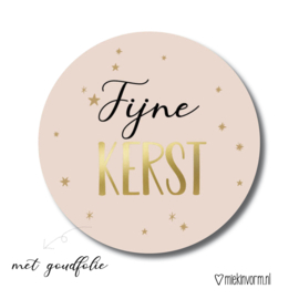 Sticker || Fijne kerst