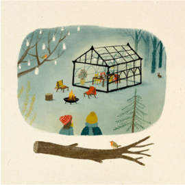 Dubbele kaart || Winter garden party