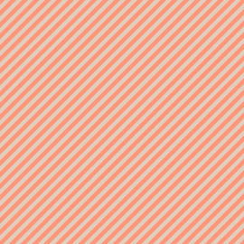 Blokbodemzakjes Stripes Salmon | 12 x 7 x 19 cm