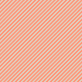 Blokbodemzakjes Stripes Salmon | 12 x 7 x 19 cm