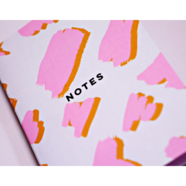 Pink Mustard Animal Notebook