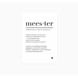 Kaart | Meester