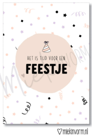 Het is tijd voor een feestje