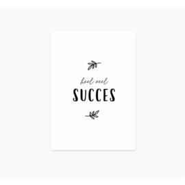 Heel veel succes
