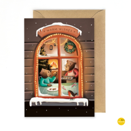 Dubbele kaart ||  Winter Window