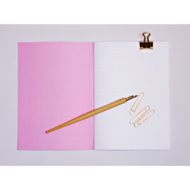 Pink Mustard Animal Notebook