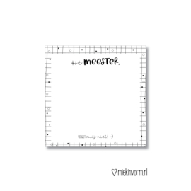 Post-its | Hé meester