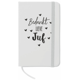 Notitieboekje⎮Bedankt lieve juf