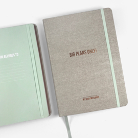 My grey notebook || Big plans only