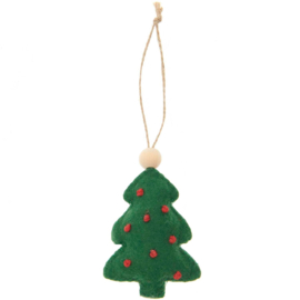 Vilten kerstboompje