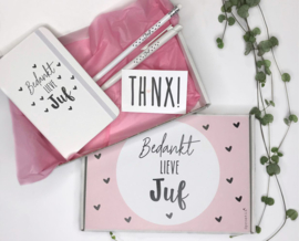 Cadeaupakket Juf⎪Bedankt lieve juf