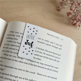 Magnetische boekenlegger⎪Liefste juf