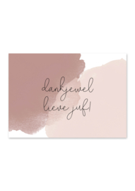 Dankjewel lieve juf!