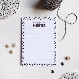 TO DO-lijstje van de meester