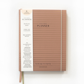 Weekplanner⎮Oud roze cover