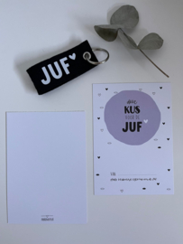Kaart | Dikke kus voor de juf