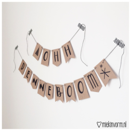 OHH Denneboom | DIY Letterslinger