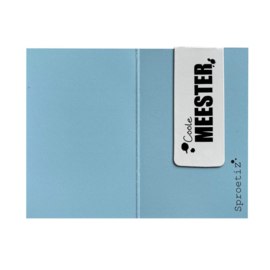 Magnetische boekenlegger in kaartje⎪Meester