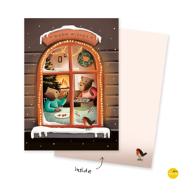 Dubbele kaart ||  Winter Window