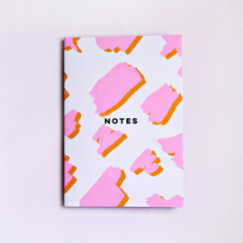 Pink Mustard Animal Notebook