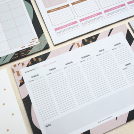 Noteblock || Weekplanner A4