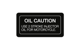9. Decal Oil Caution