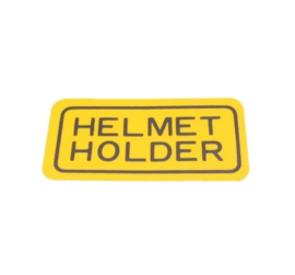 3. Label Helmet Holder