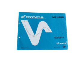 Parts List MTX 80R