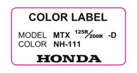 17. Color Label NH-111