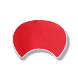 Front Mask Round Red