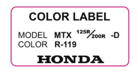 17. Color Label R-119