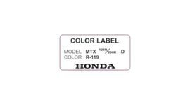 17. Color Label R-119