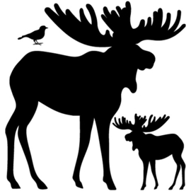 Interieursticker Moose