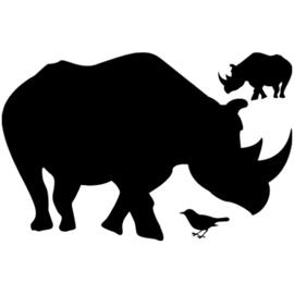 Interieursticker Rhino