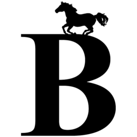 Lettersticker Horse