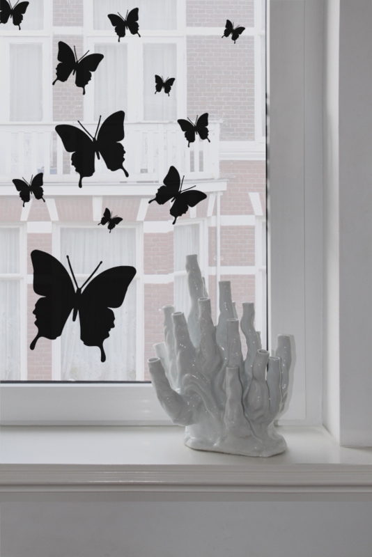 Bereid salon Afstoten Raamstickers Butterfly Set | Alle raamstickers | Studio Haikje