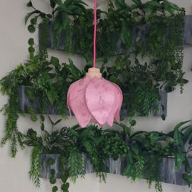 Tulp Hanglamp (pendant lamp)- kleur(colour): licht roze/light pink