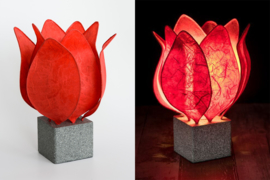 Tulp Lamp - kleur (colour): rood/red