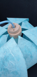 Tulp Hanglamp (pendant lamp) - kleur(colour): licht blauw/light blue