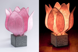 Tulp Lamp - kleur (colour): licht roze/light pink